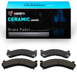 GMC Sierra 3500 Brake Pads - Rear - R1 Concepts - Ceramic - `01-`10